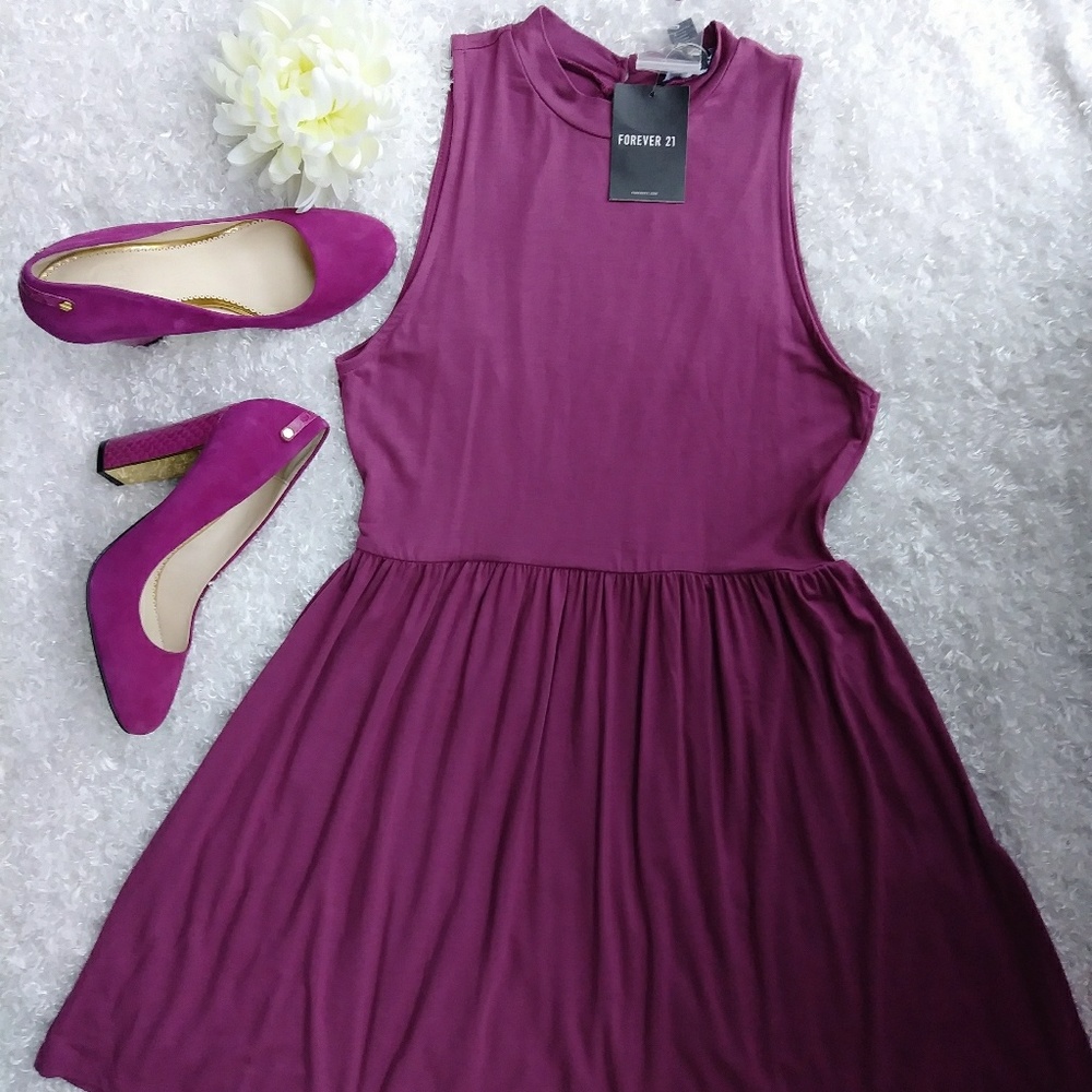 Mauve Open Back summer dress 💕NWT